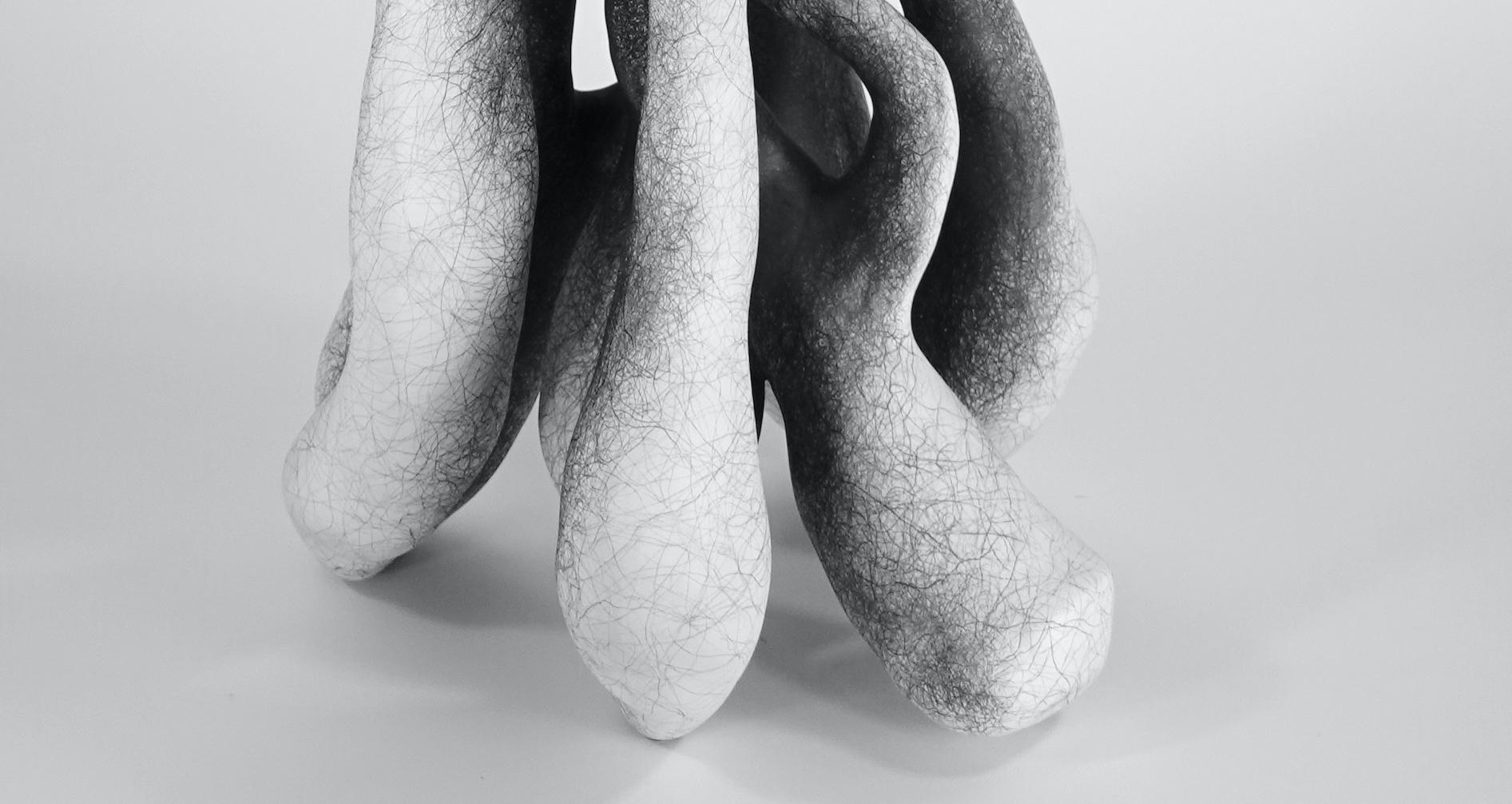 Sculpture abstraite minimaliste en argile : «Escalate » en vente 5