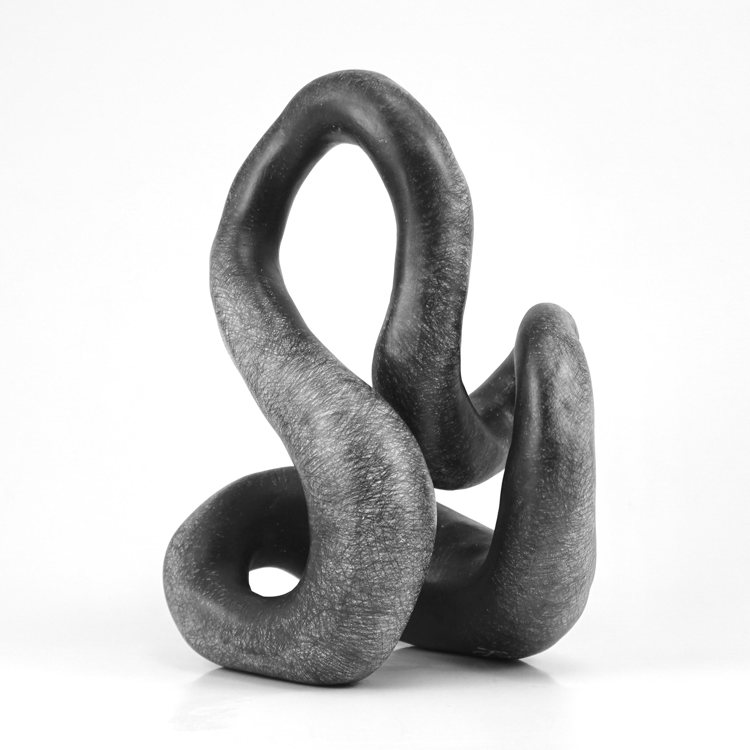  Sculpture abstraite minimaliste en argile : Twerk en vente 1