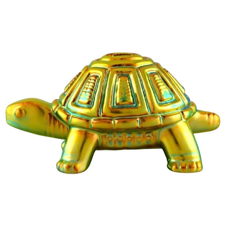 Judit Nádor for Zsolnay, Turtle in Glazed Ceramics