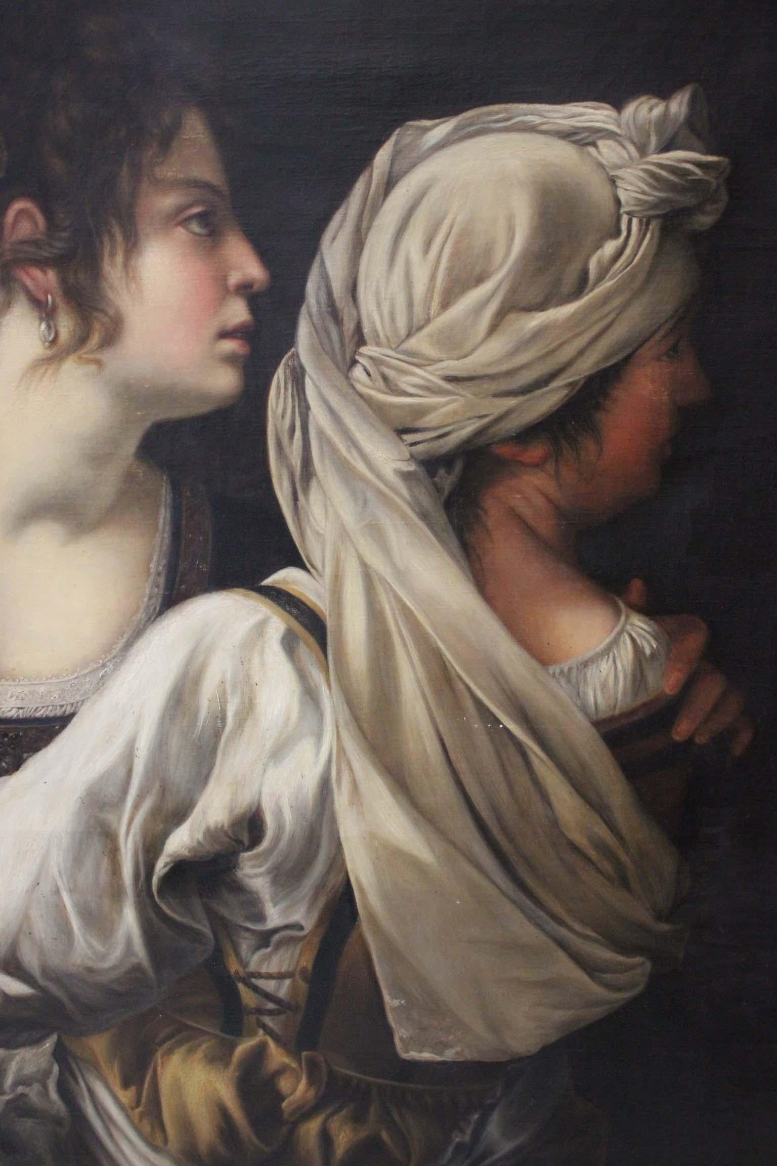 Judith and Her Servant Oil on Canvas, 19th Century 2