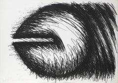 Big Horizontal, Lithograph by Judith Bernstein