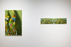 Finding a Way Forward, Contemporary Oil Painting on Wood Panel, 2010+