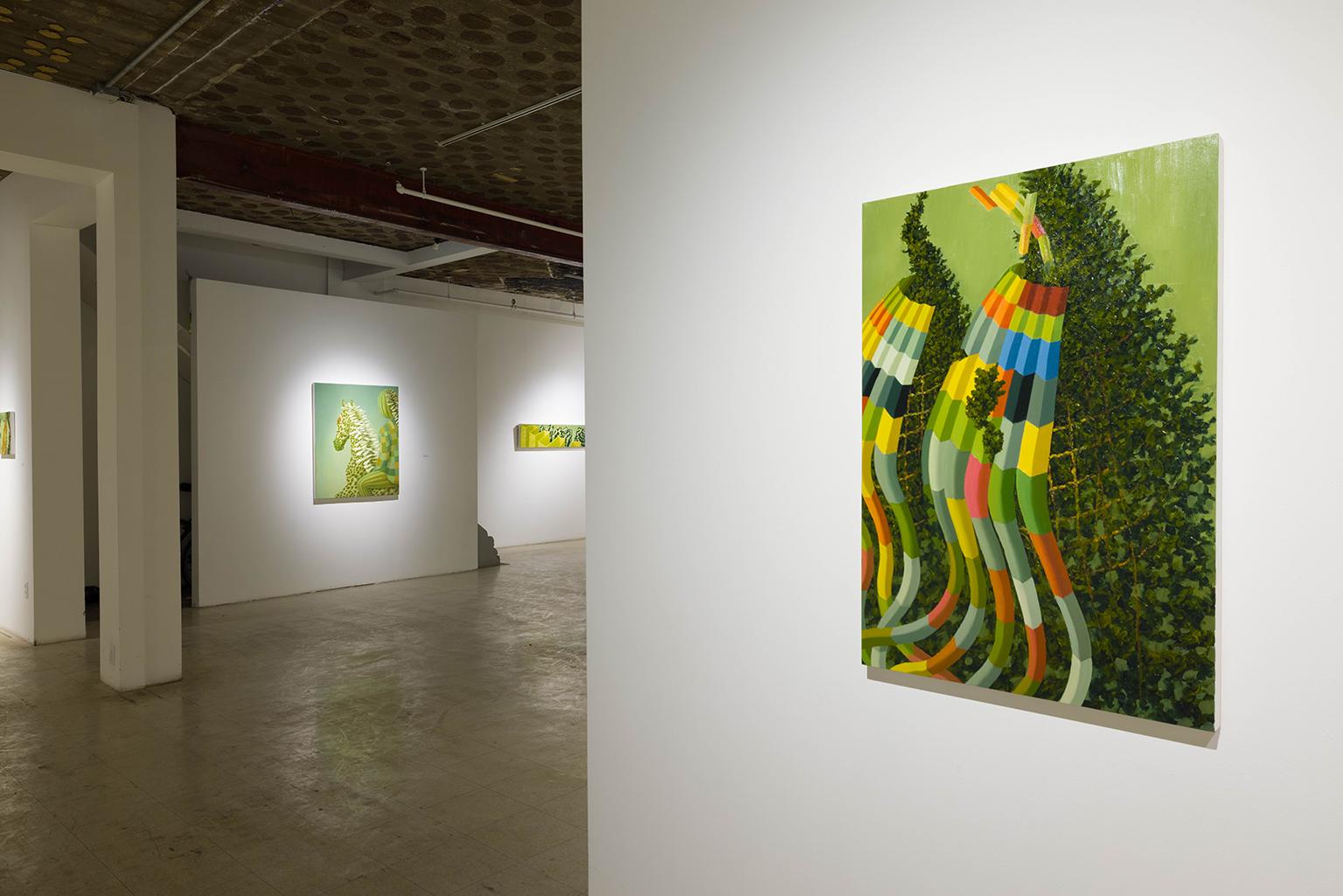 Trovare una strada per il futuro - Painting Contemporaneo di Judith Berry