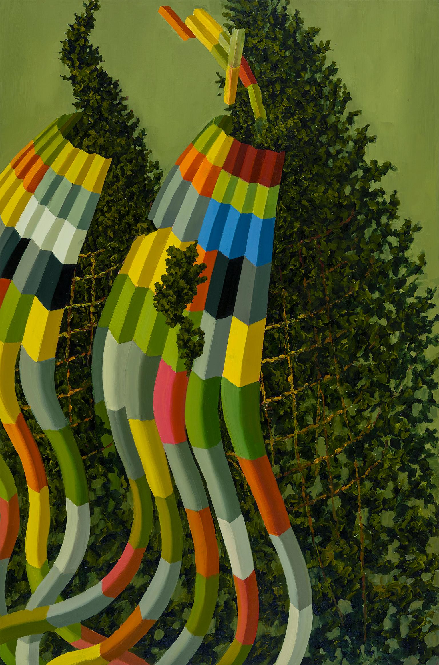 Figurative Painting di Judith Berry - Trovare una strada per il futuro