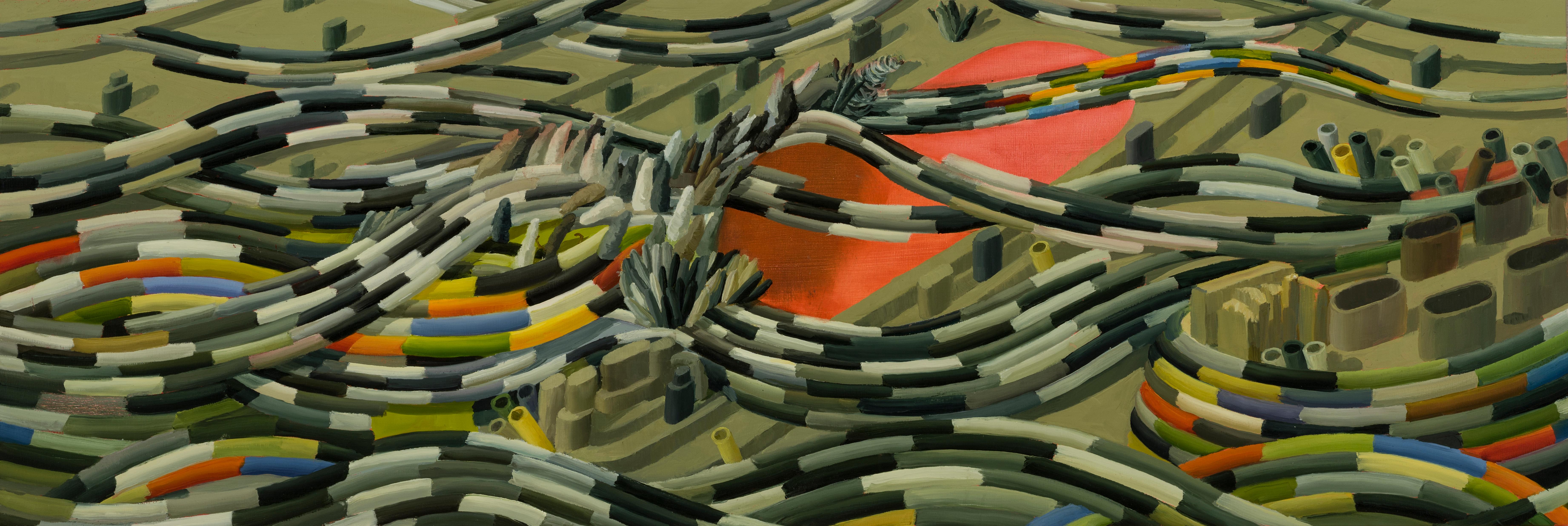 Abstract Painting di Judith Berry - Periferia