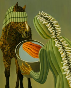 Portrait with Horse and Pumpkin