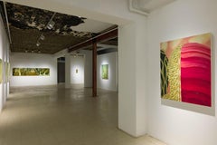 Red Wave Oil Painting on Canvas, Contemporary Figurative Art, 2010+