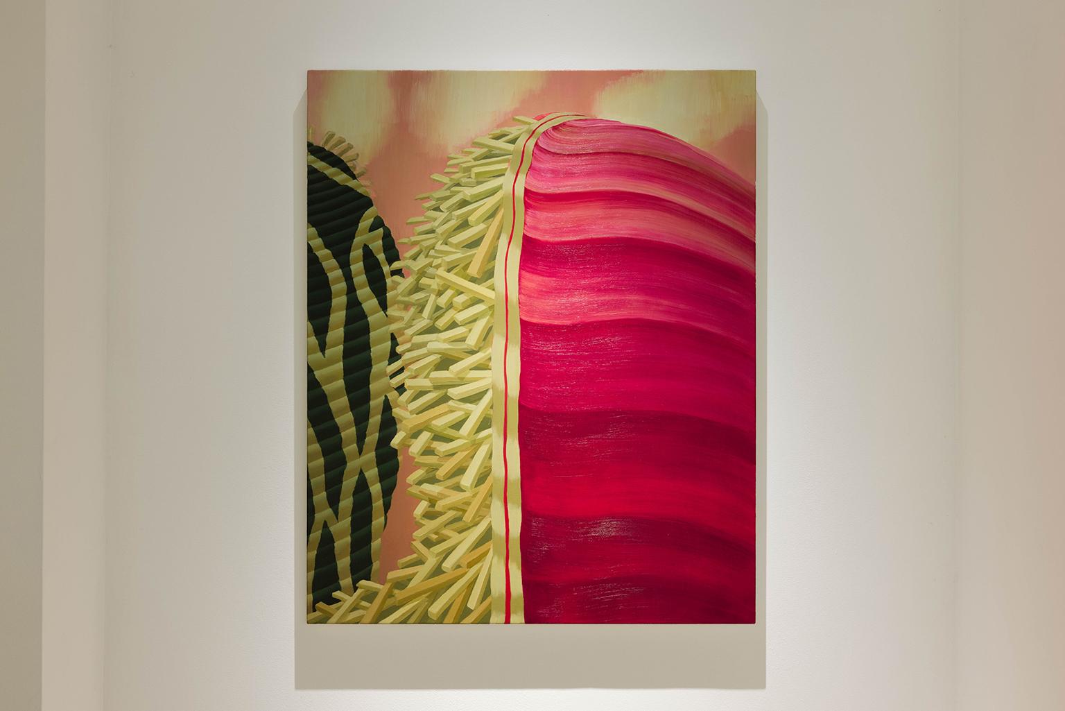 Onda Rossa - Painting Contemporaneo di Judith Berry