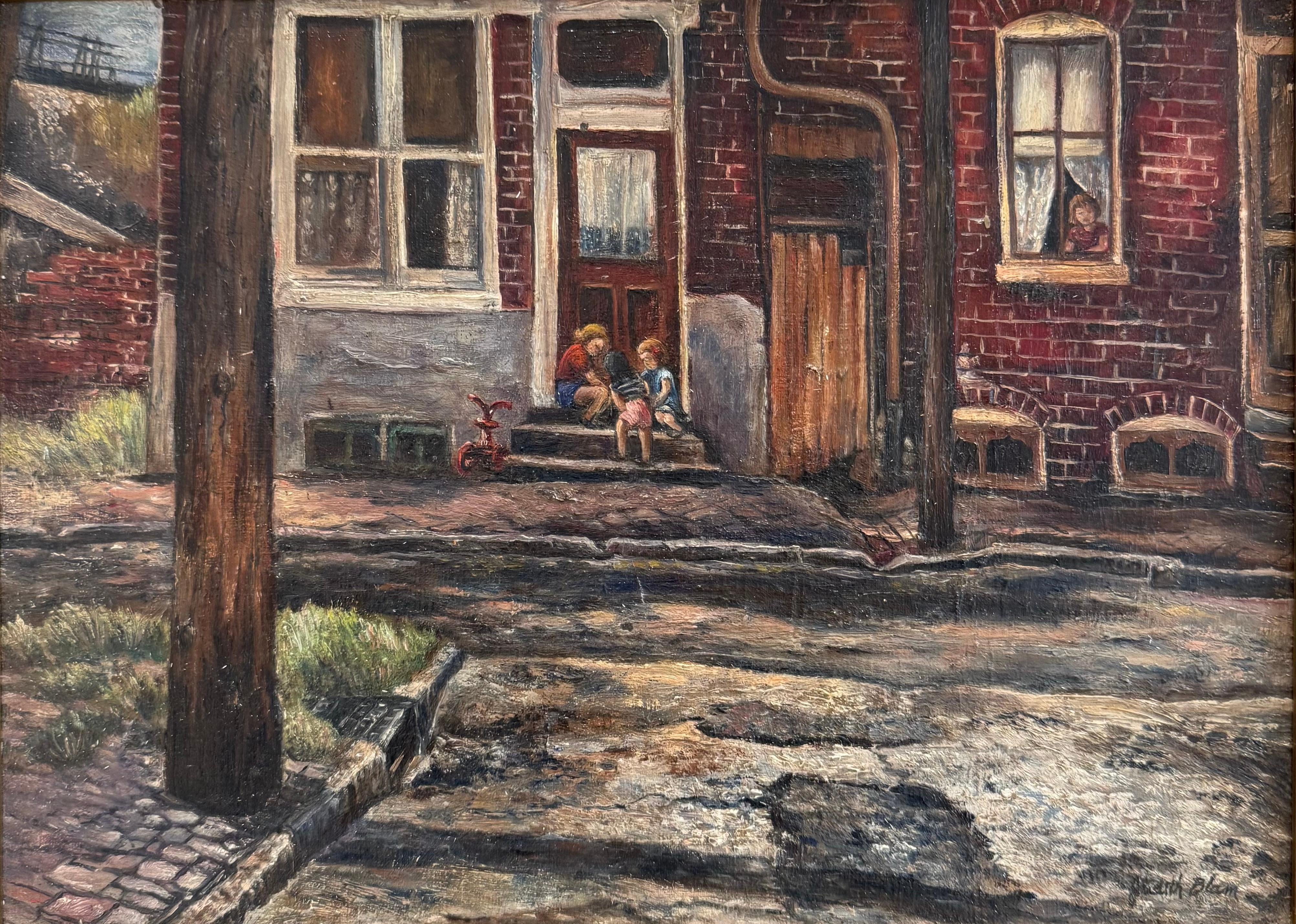 Judith Blam Landscape Painting - Play Time