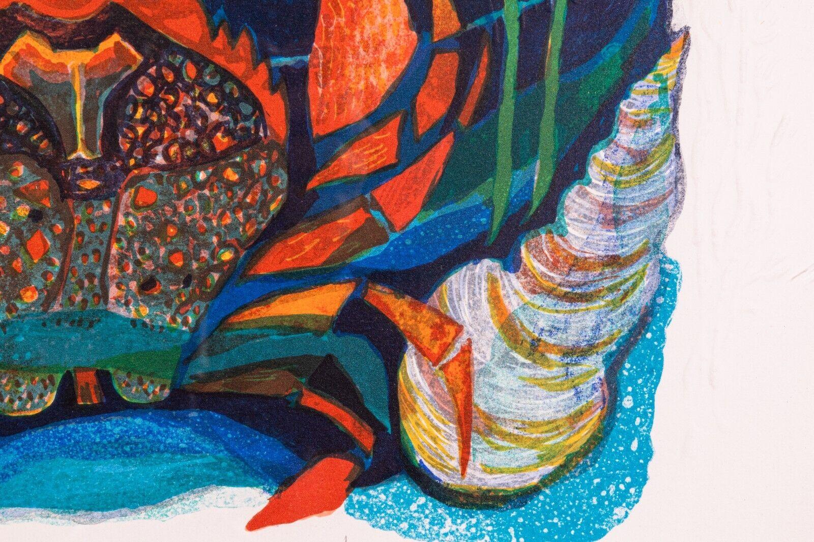 Judith Bledsoe Cancer Litografia contemporanea firmata su carta 209/250 con cornice 2