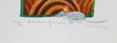 Un labaro di talpe, litografia di Judith Bledsoe