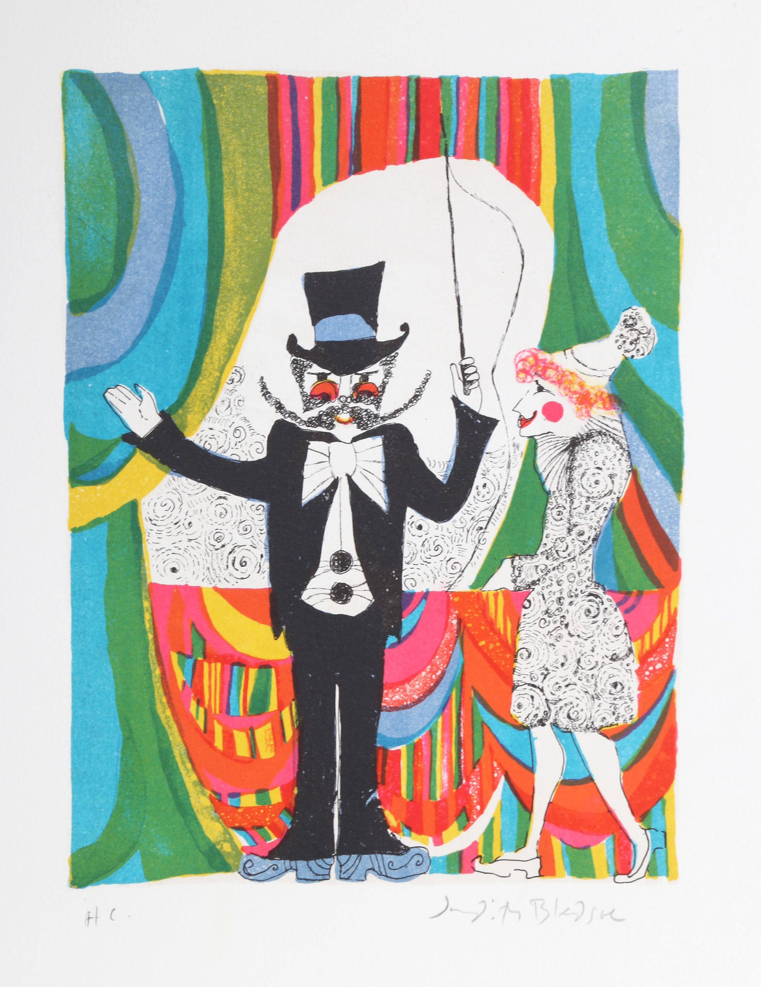 A Little Circus, Portfolio of 14 Lithographs by Judith Bledsoe For Sale 14
