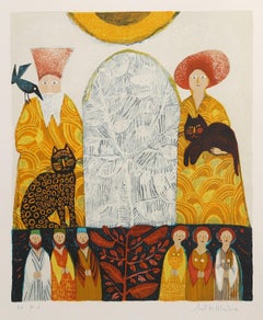 Angels and Saints, Lithographie von Judith Bledsoe