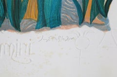 Gemini from the Zodiac of Dreams Series, Lithograph by Judith Bledsoe