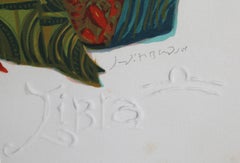 Libra from the Zodiac of Dreams Series, Lithograph by Judith Bledsoe