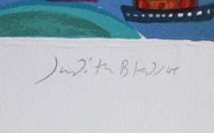 Remember San Francisco, Lithograph and Blind Embossing by Judith Bledsoe