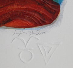 Scorpio from the Zodiac of Dreams Series, Lithograph by Judith Bledsoe