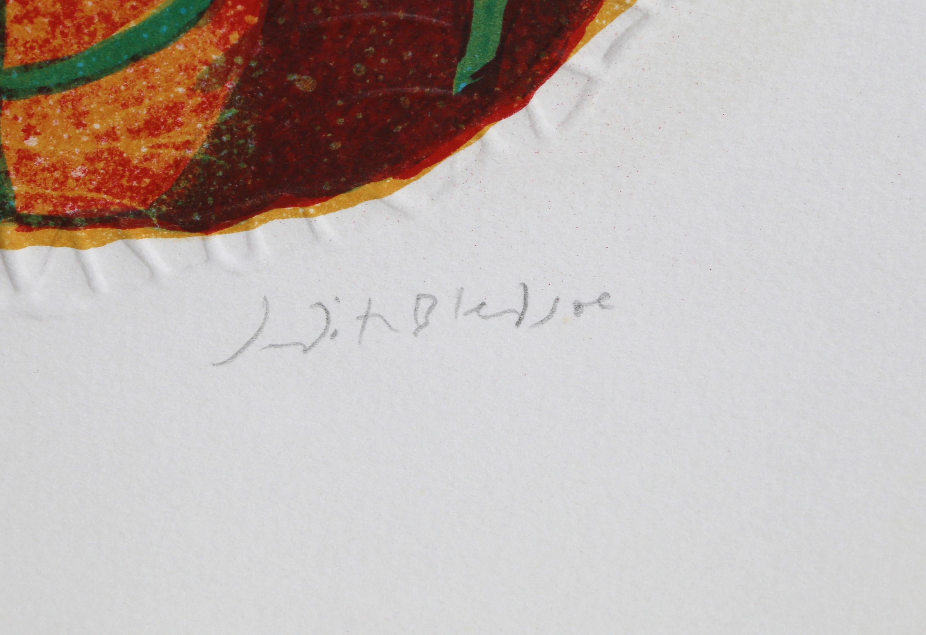 Arazzo Unicorno, litografia di Judith Bledsoe in vendita 1