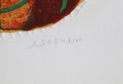 Unicorn Tapestry, Lithograph by Judith Bledsoe