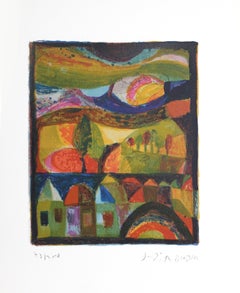 Alberi del villaggio, litografia di Judith Bledsoe