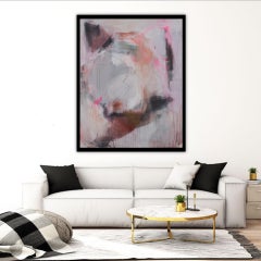 Judith Brenner, Merlot, Original work Paper, Abstract Painting, Contemporary Art