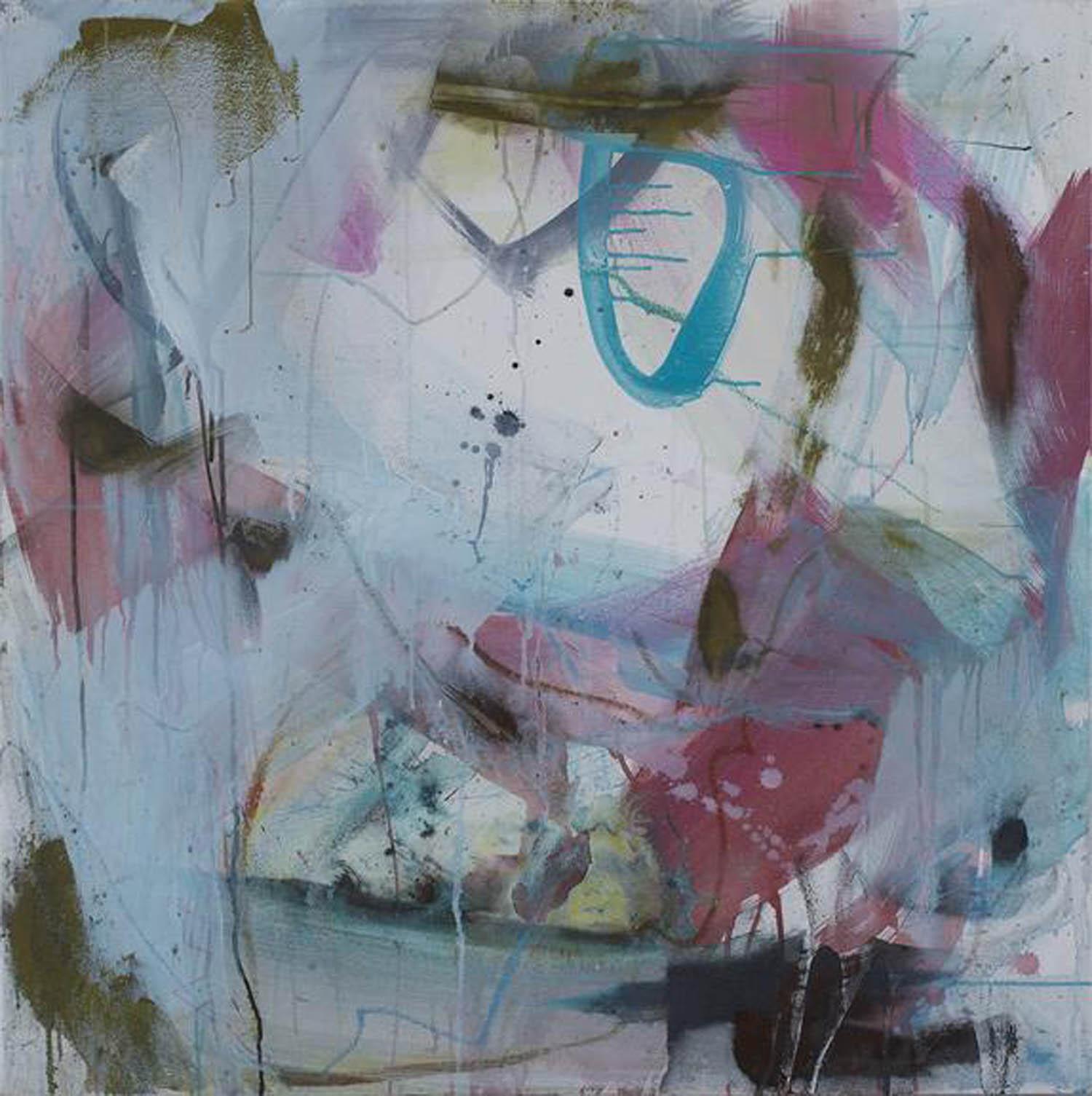 Abstract Painting Judith Brenner - Spello, Art contemporain, peinture abstraite originale, art lumineux, impressionnisme