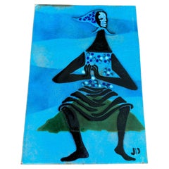 Judith Daner " Clapping Hands " Enamel on Copper, United States, c.1955