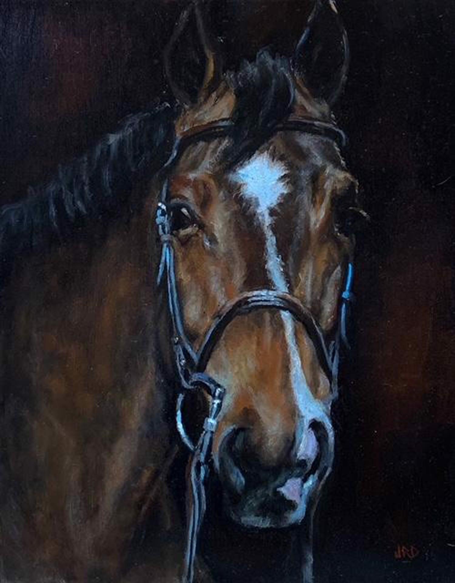 Judith Dickinson Figurative Painting - Mitzi