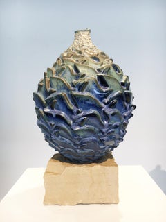 "Flying to the Inside", Contemporain, Céramique, Sculpture, Motifs géométriques