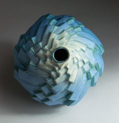 « Staccato Waltz »:: contemporain:: grès:: céramique:: sculpture:: motif géométrique