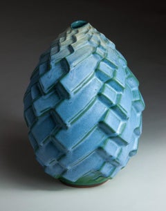 "Staccato Waltz", Contemporary, Stoneware, Ceramic, Sculpture, Geometric Pattern