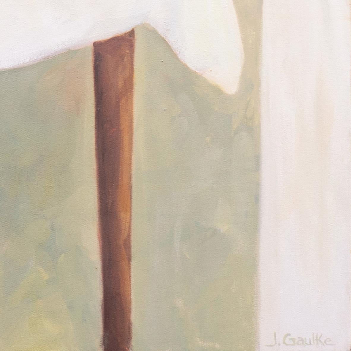 'Interior, Ivory and Jade', France, Atherton, California, Hawaii, Large Oil - Painting by Judith Gaulke