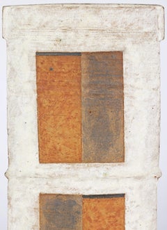 Judith Gilmour Scottish Grande Vaso in Studio Pottery decorato a scorrimento