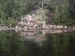 Canoe Lake, Painting, Oil on Canvas
