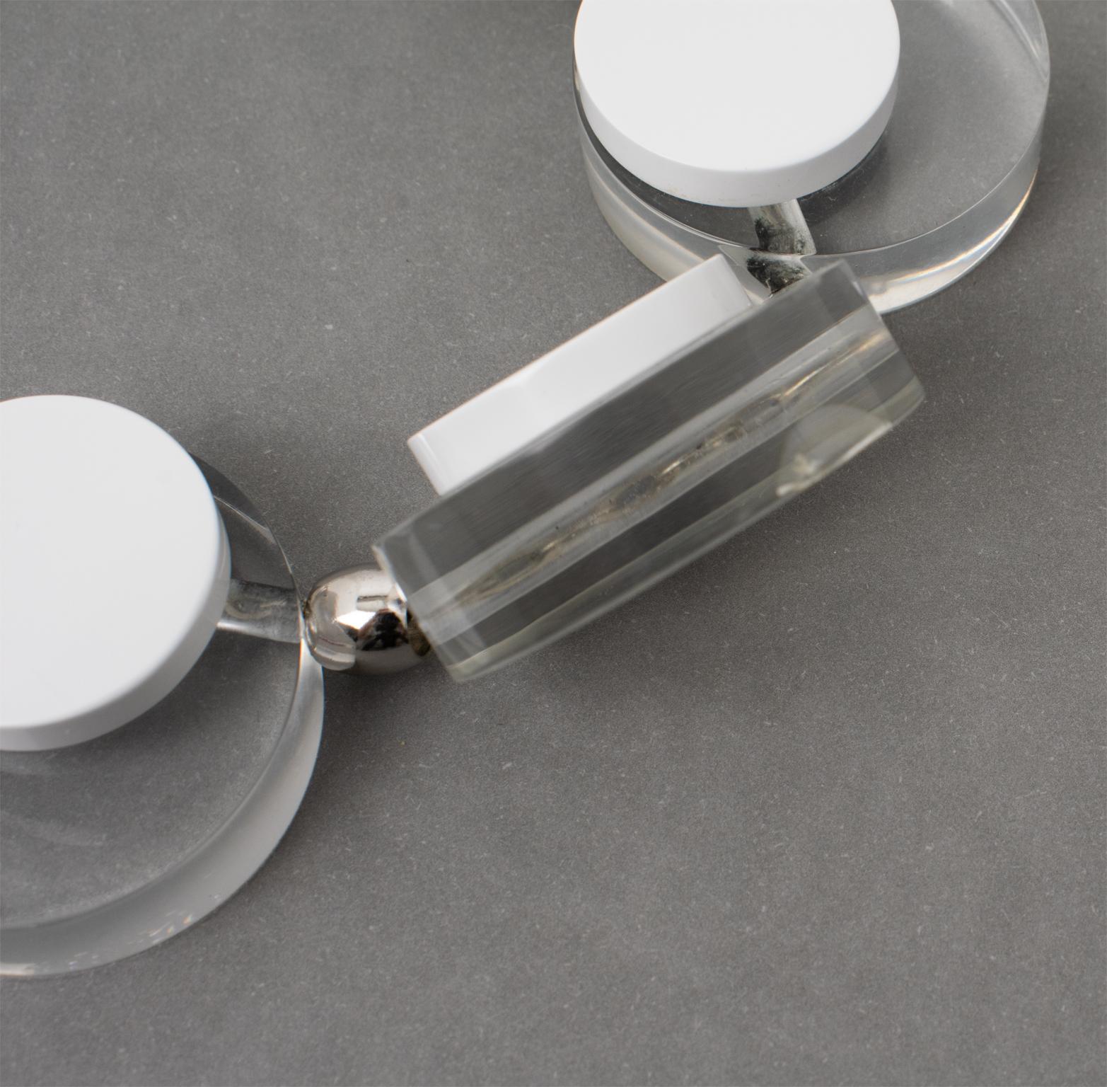 Judith Hendler Acrylic Neck-Ring Necklace For Sale 5