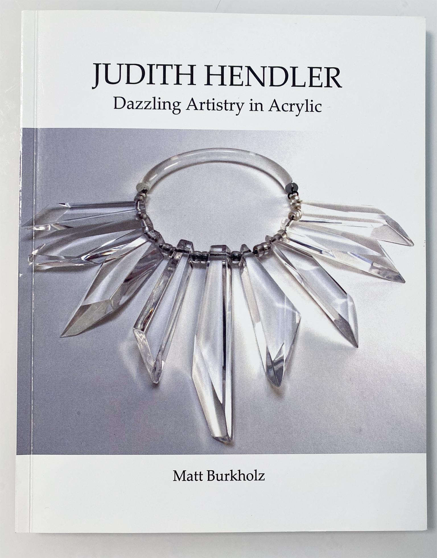 Judith Hendler Clear Acrylic Neck-Ring Necklace For Sale 12