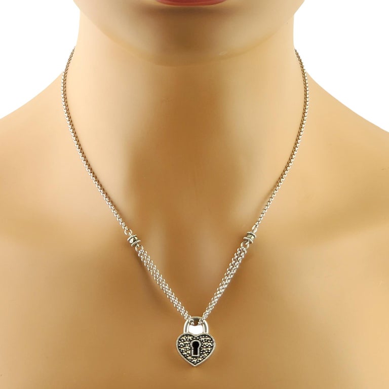 Heart Lock Chain Necklace