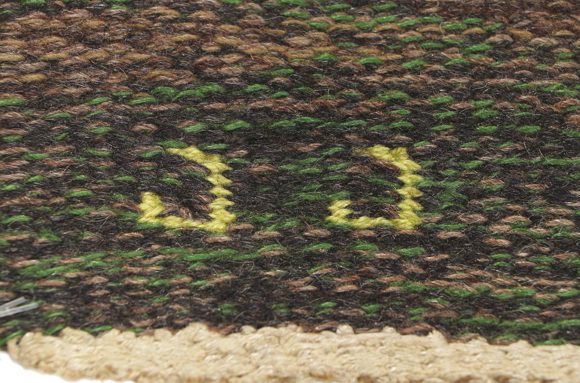 Judith Johansson Alfombra sueca vintage Röllakan, Bollalt siglo XX en venta