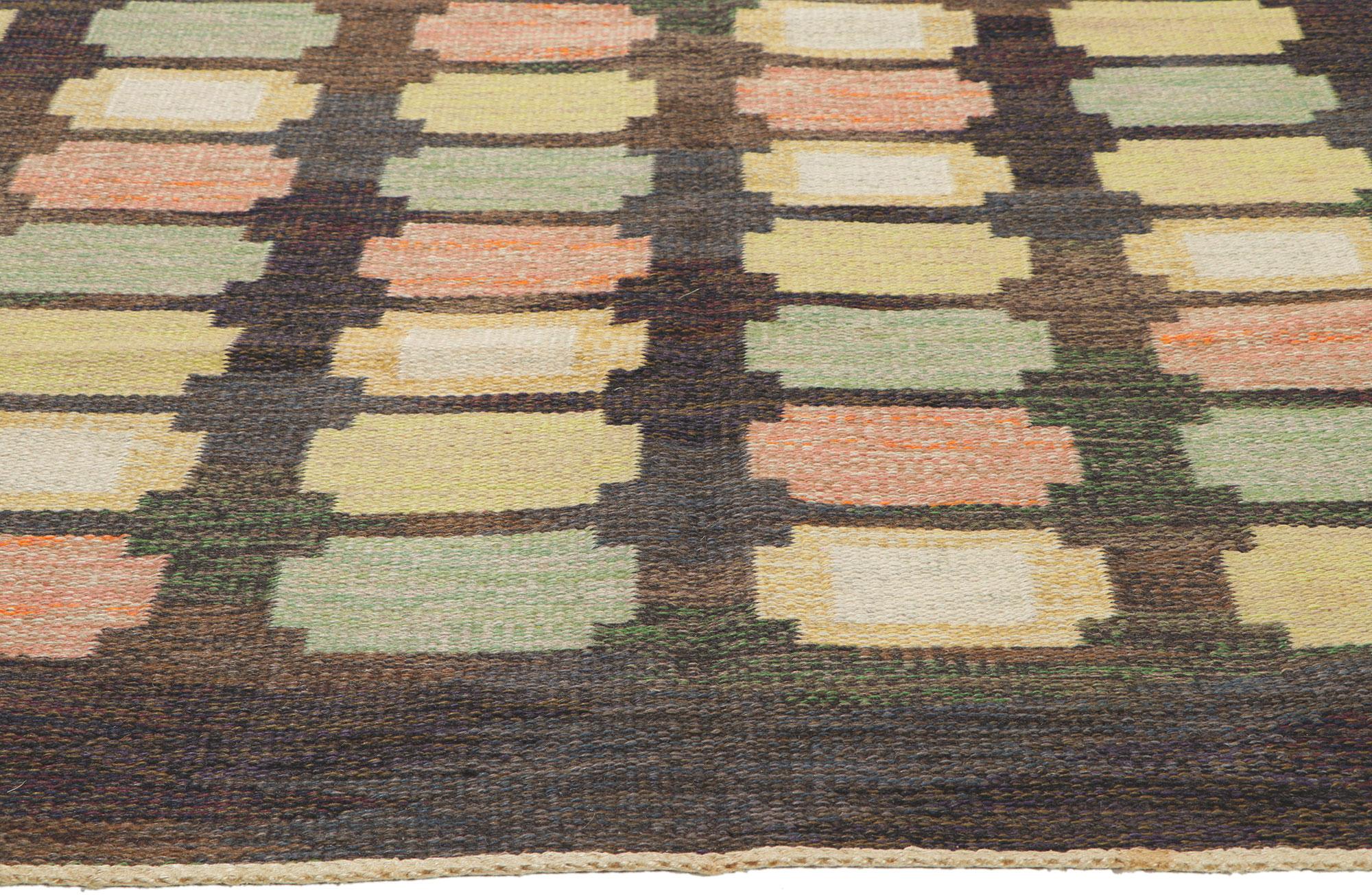 Judith Johansson Alfombra sueca vintage Röllakan, Bollalt en venta 1