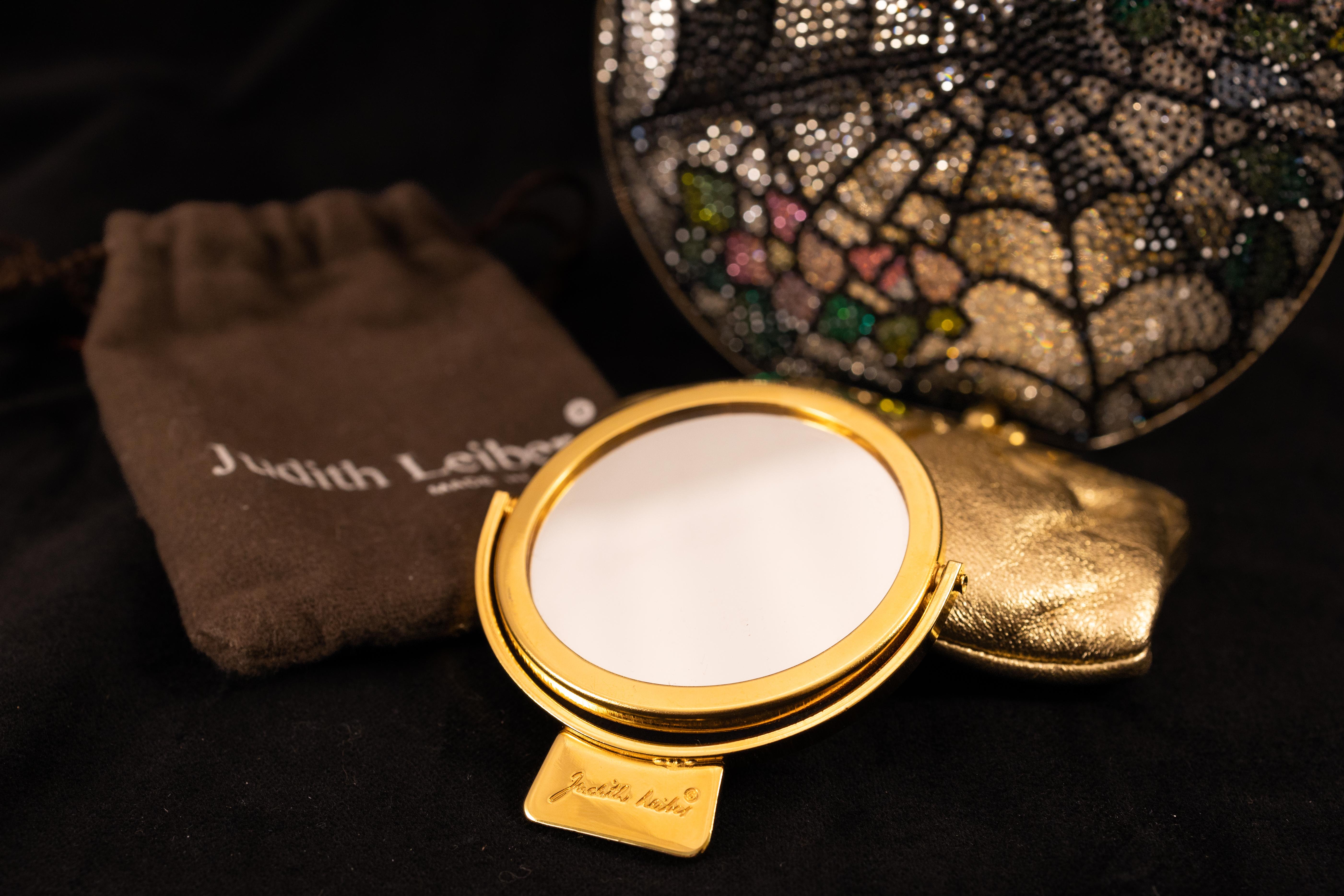 Swarovski Crystal Spider Web Canteen Minaudiere Evening Bag 1