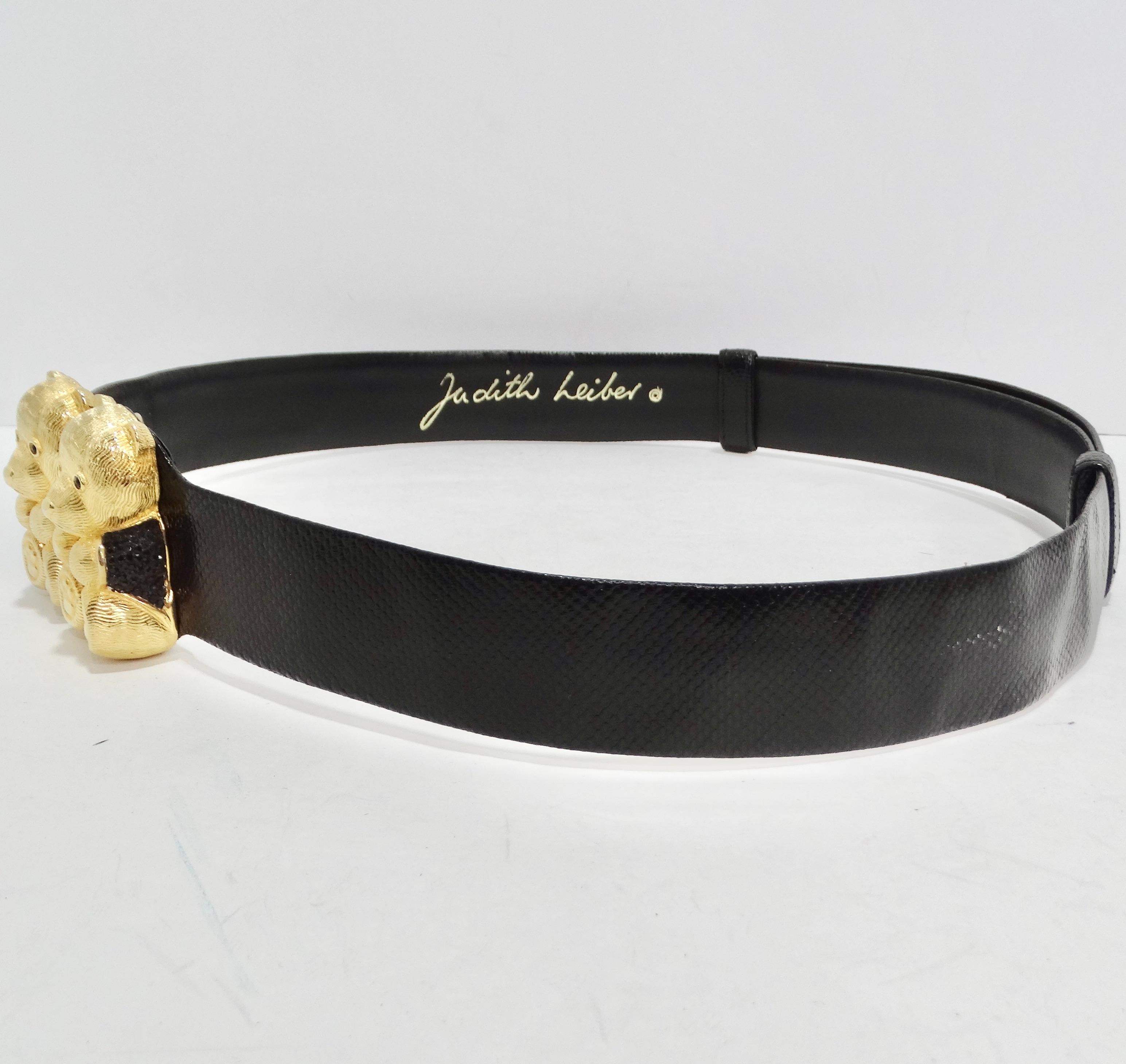 Judith Leiber 1980s Swarovski Teddy Bear Belt For Sale 4