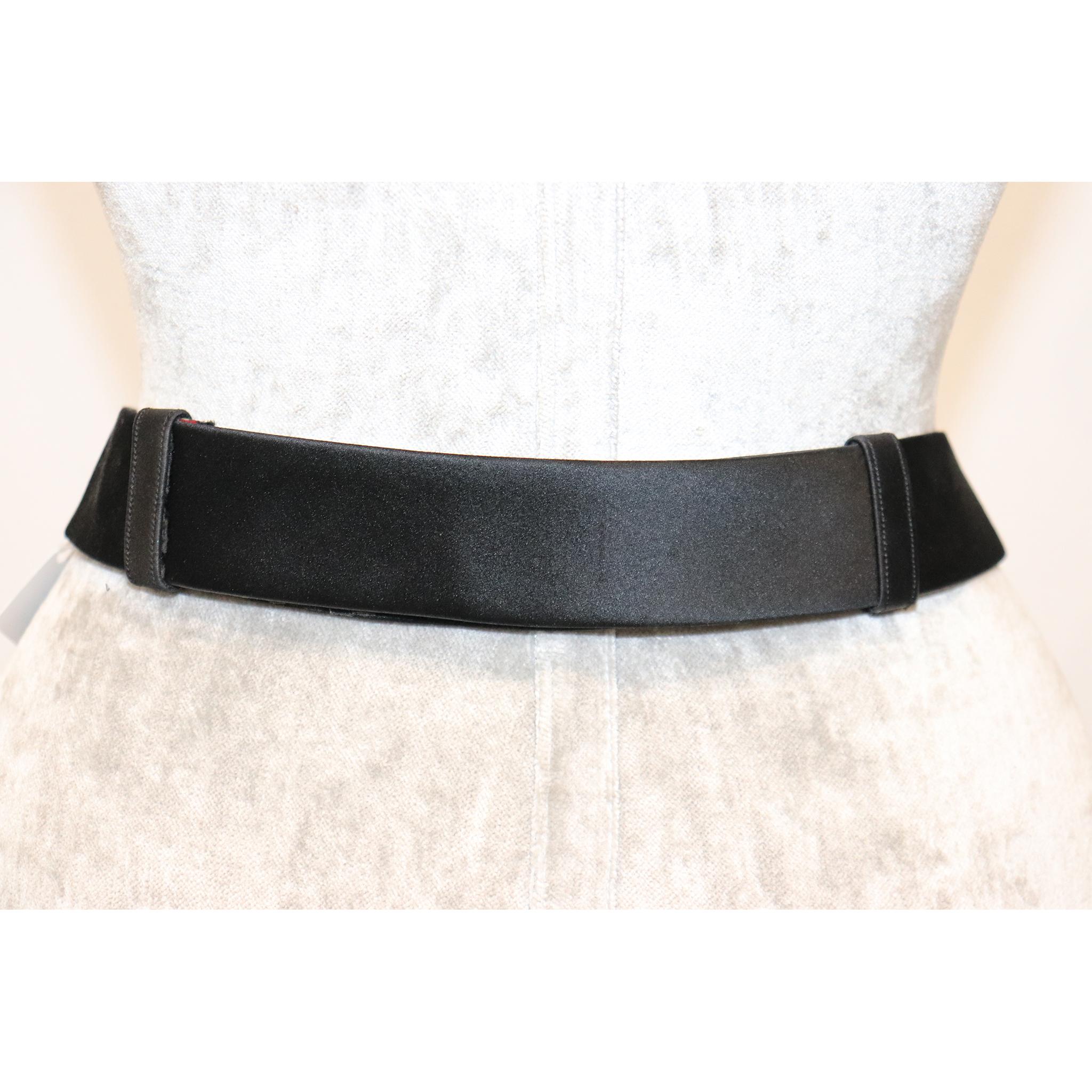 black bling belt