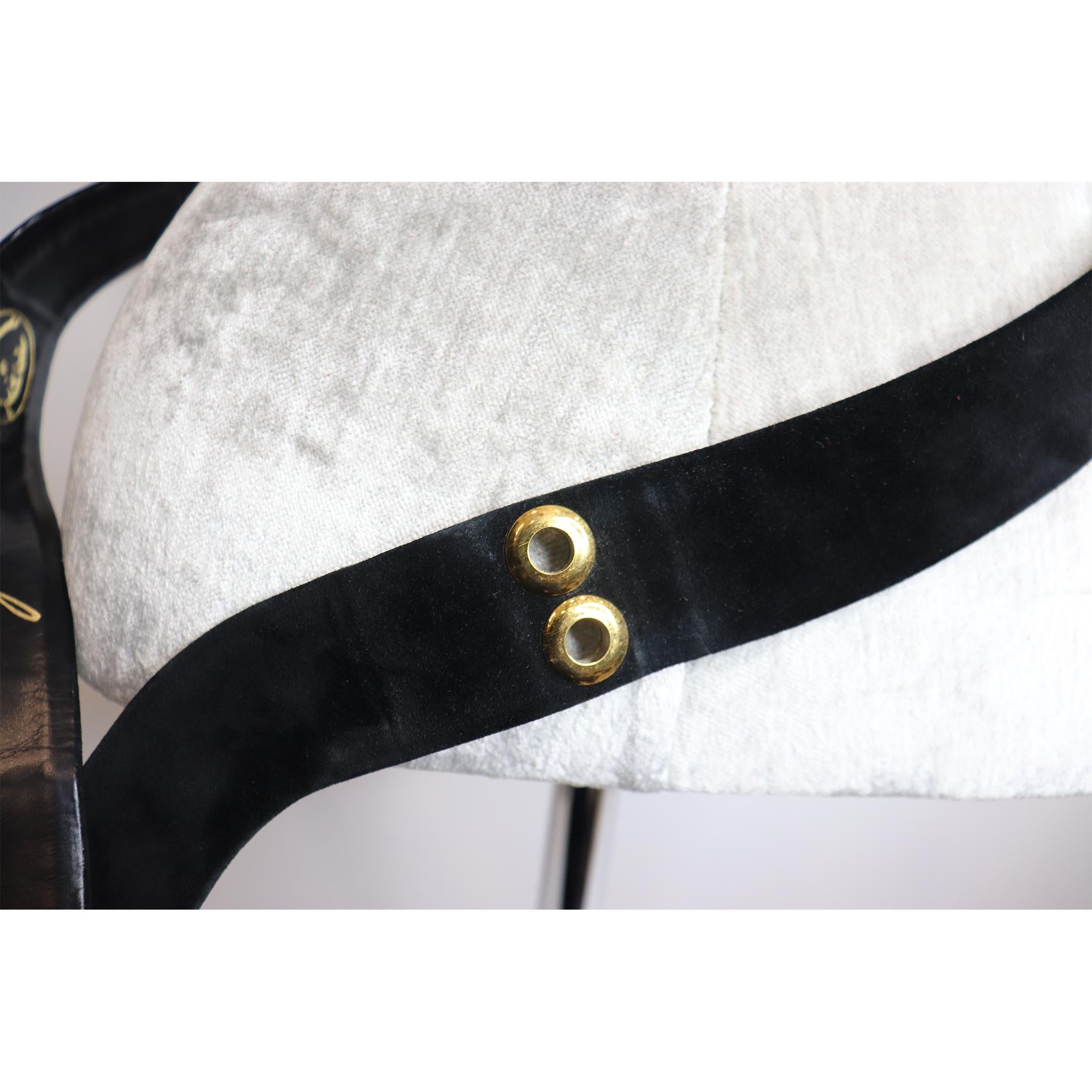 black suede belt with gold buckle