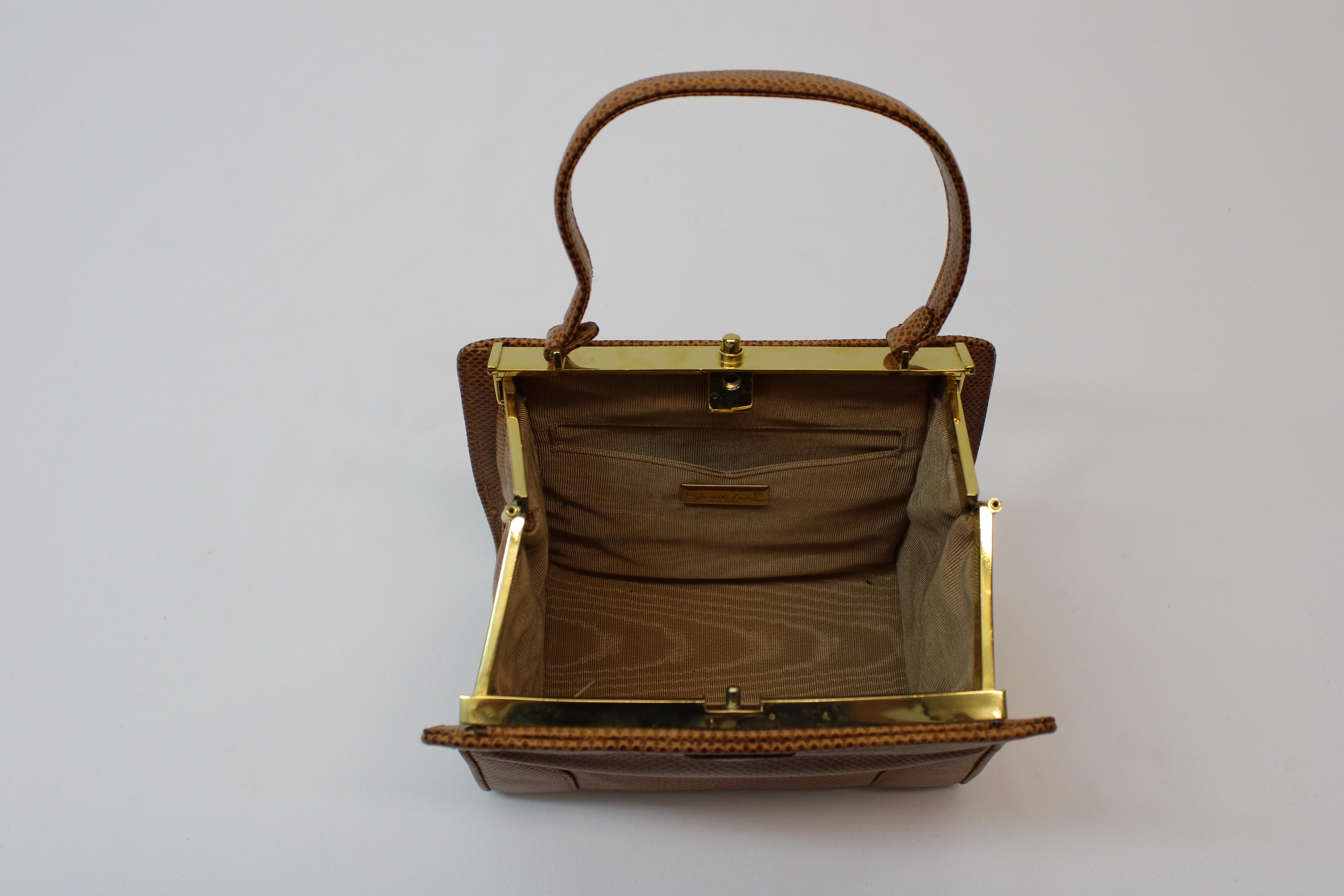 Judith Leiber Brown Purse For Sale 3