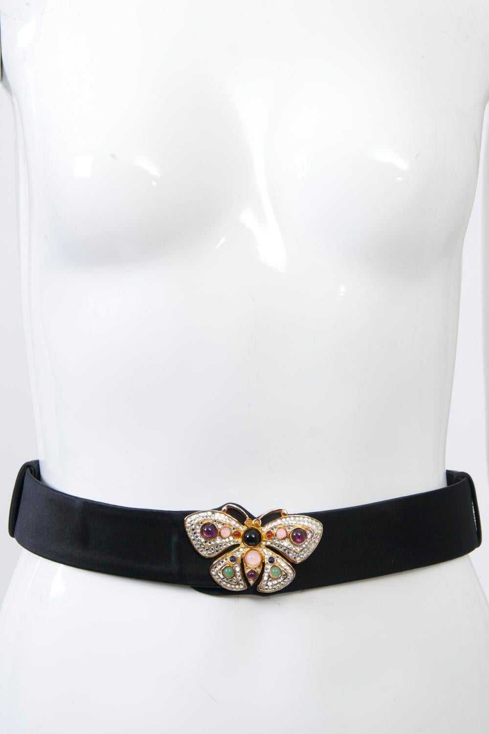 Women's Judith Leiber Butterfly Belt