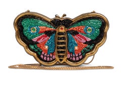 Judith Leiber Butterfly Crystal Minaudiere Bag