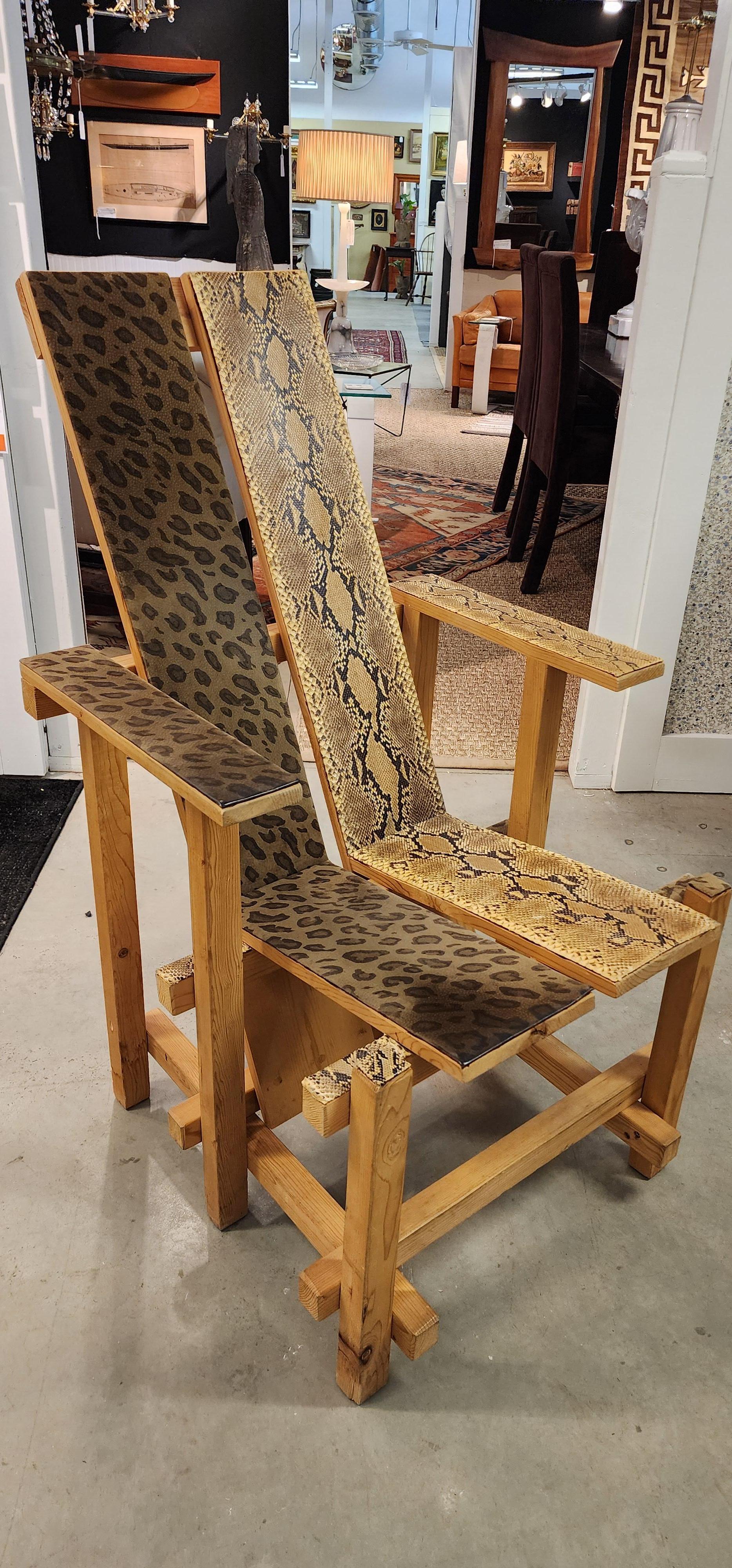 Bois Création de la chaire Judith Leiber en vente