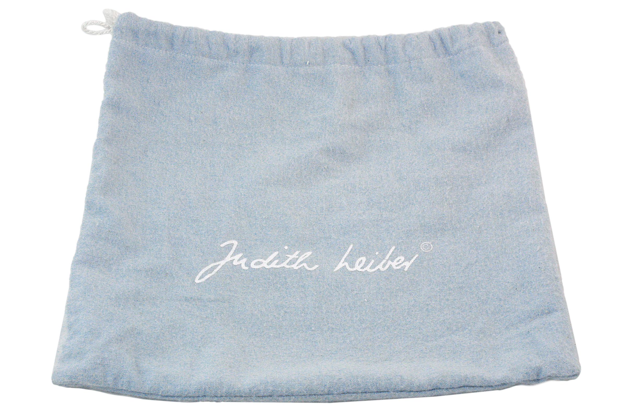  Judith Leiber - Pochette en strass transparent et vert en vente 8