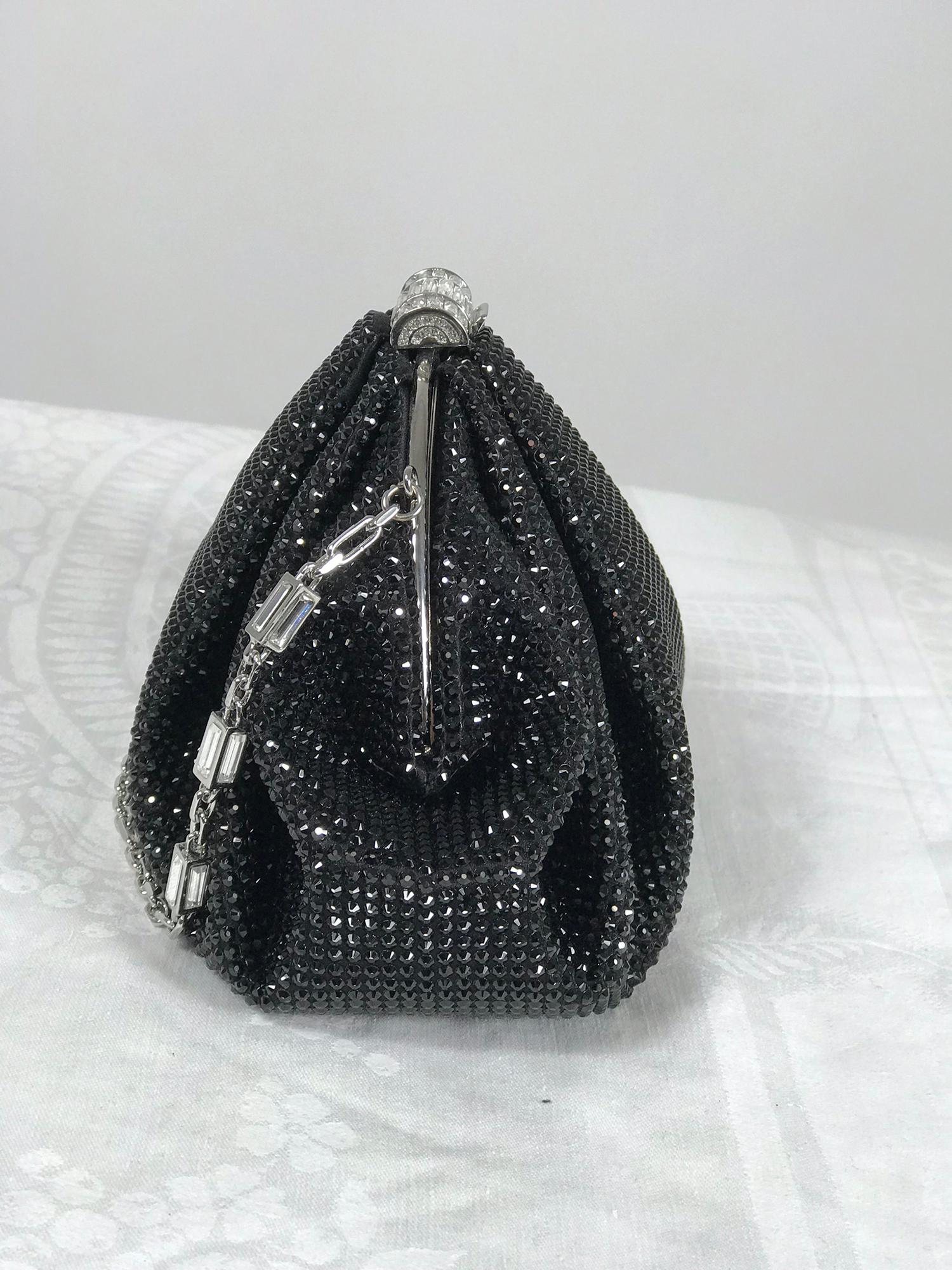 black rhinestone bag