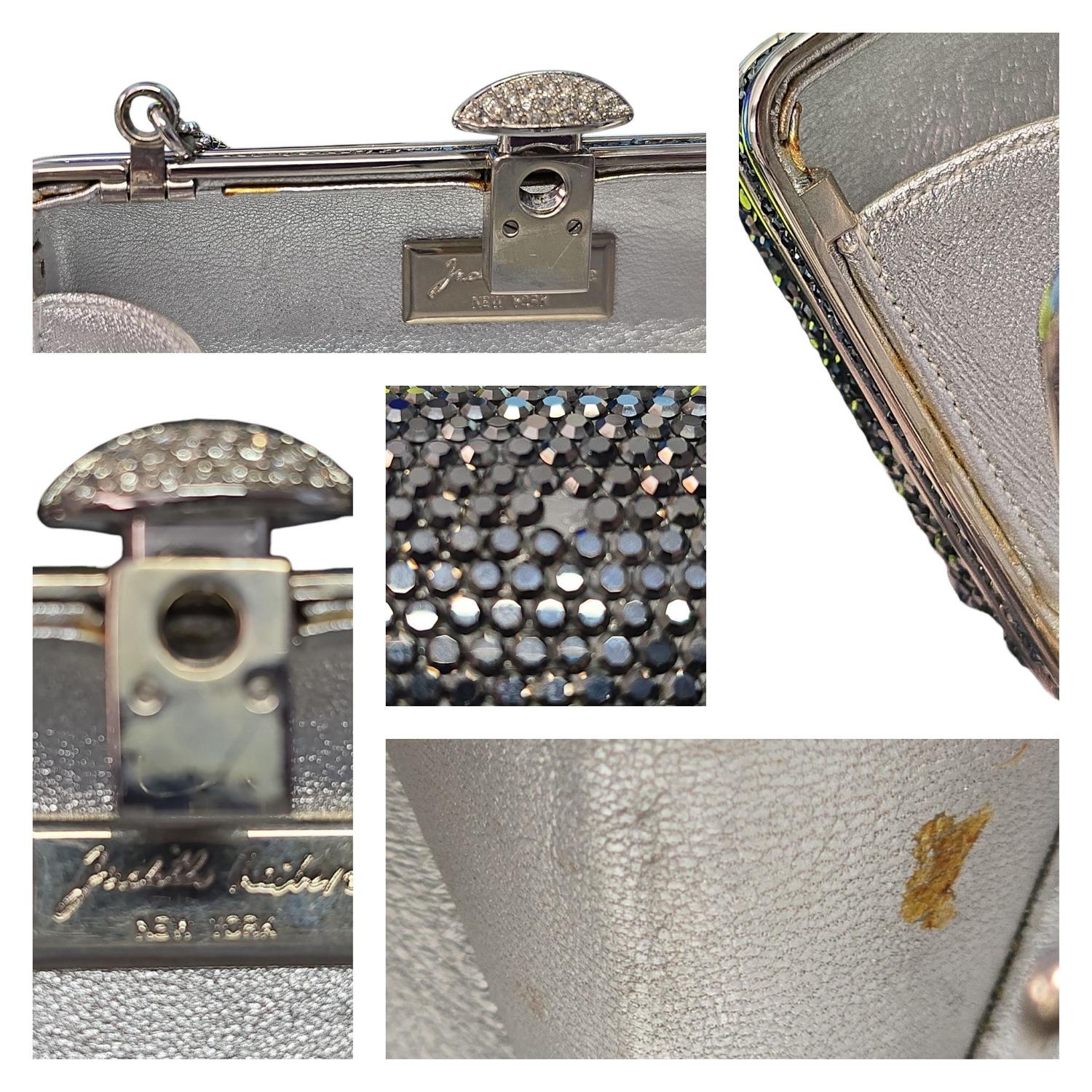 Judith Leiber Couture Crystal-Embellished Minaudière Clutch For Sale 3